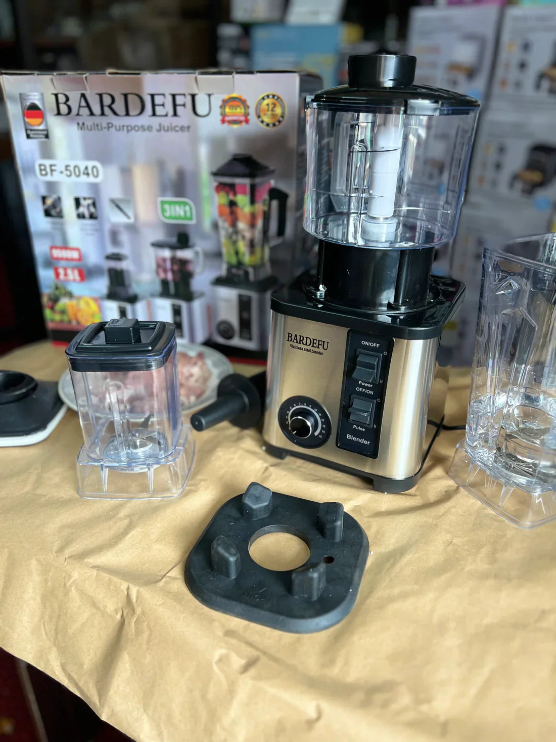 Bardefu 6 in 1 1 2.5L Multipurpose Blender - 5060 German Lot And 3 in 1 5060 model