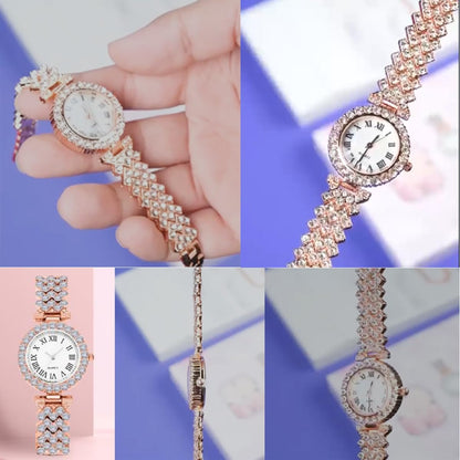 TC03 Ultra Mini Smart Watch 38mm HD with 2 Straps Analog Watch and Strap for Women, Pink