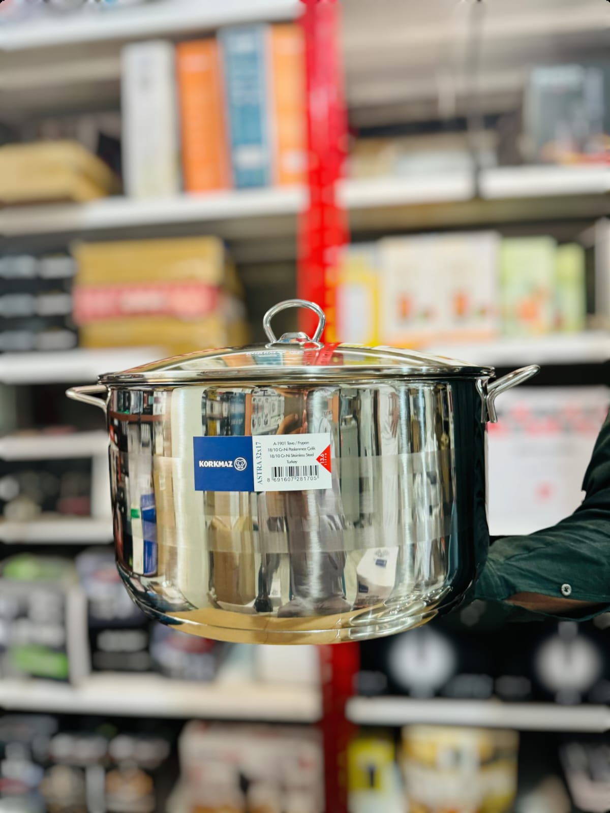 Korkmaz Turkey Astra A-1901 Cookware Set Cr-Ni