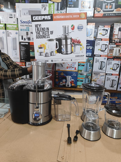Geepas Ultrapower digital 4 in 1 juicer blender