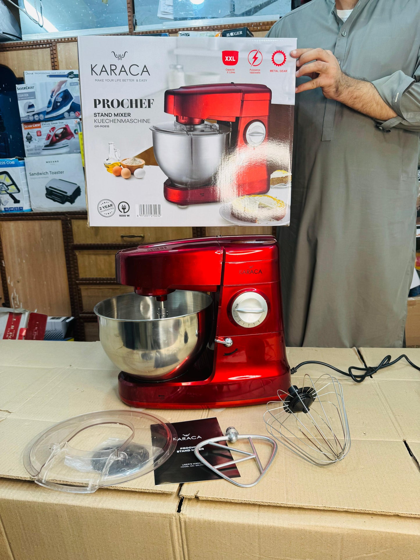Turkey lot KARACA stand mixer with 8L bowl