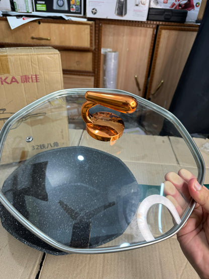 konka 32cm  granite deep frypan