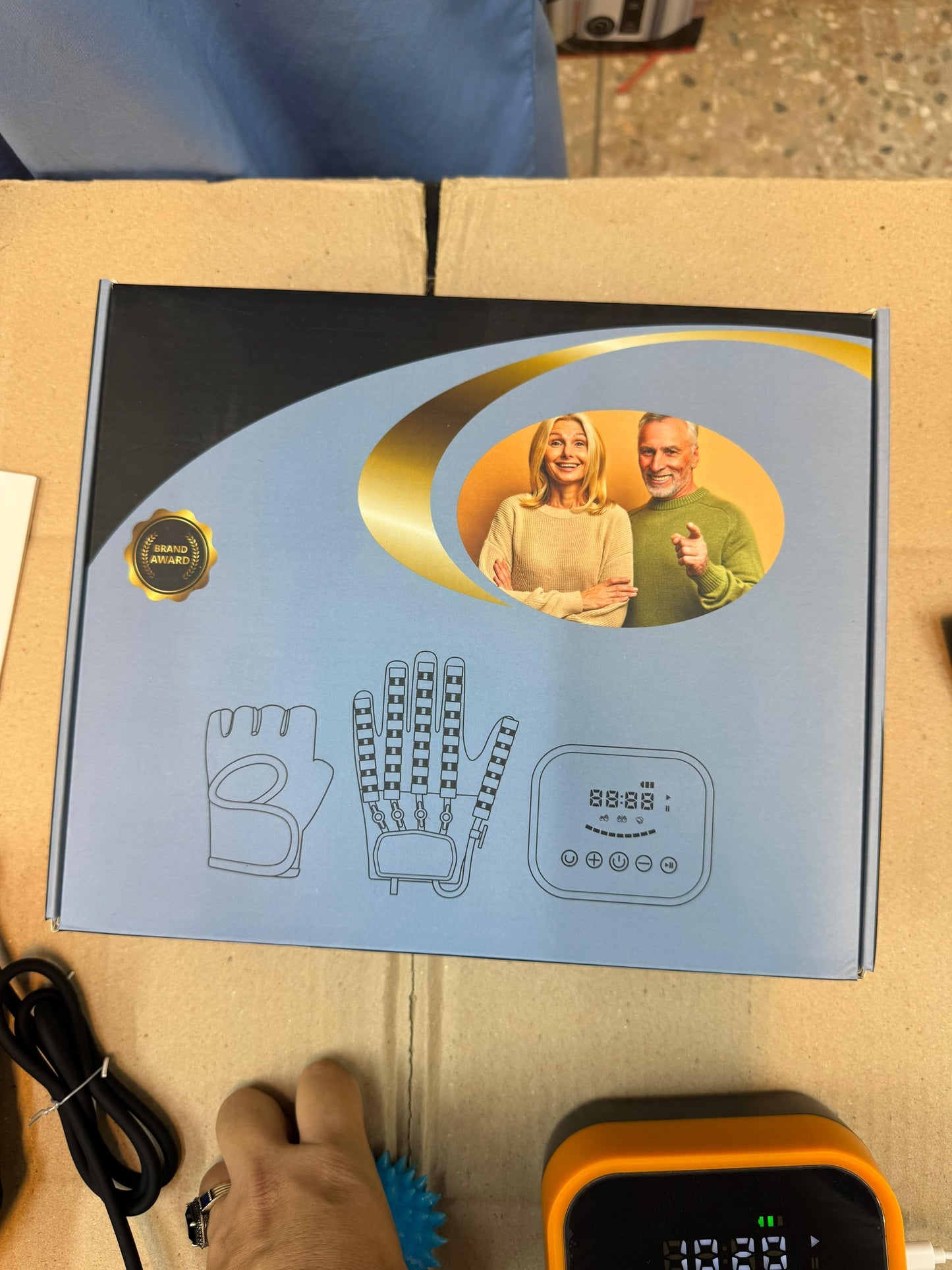 Double hand trainer machine (robotic machine)