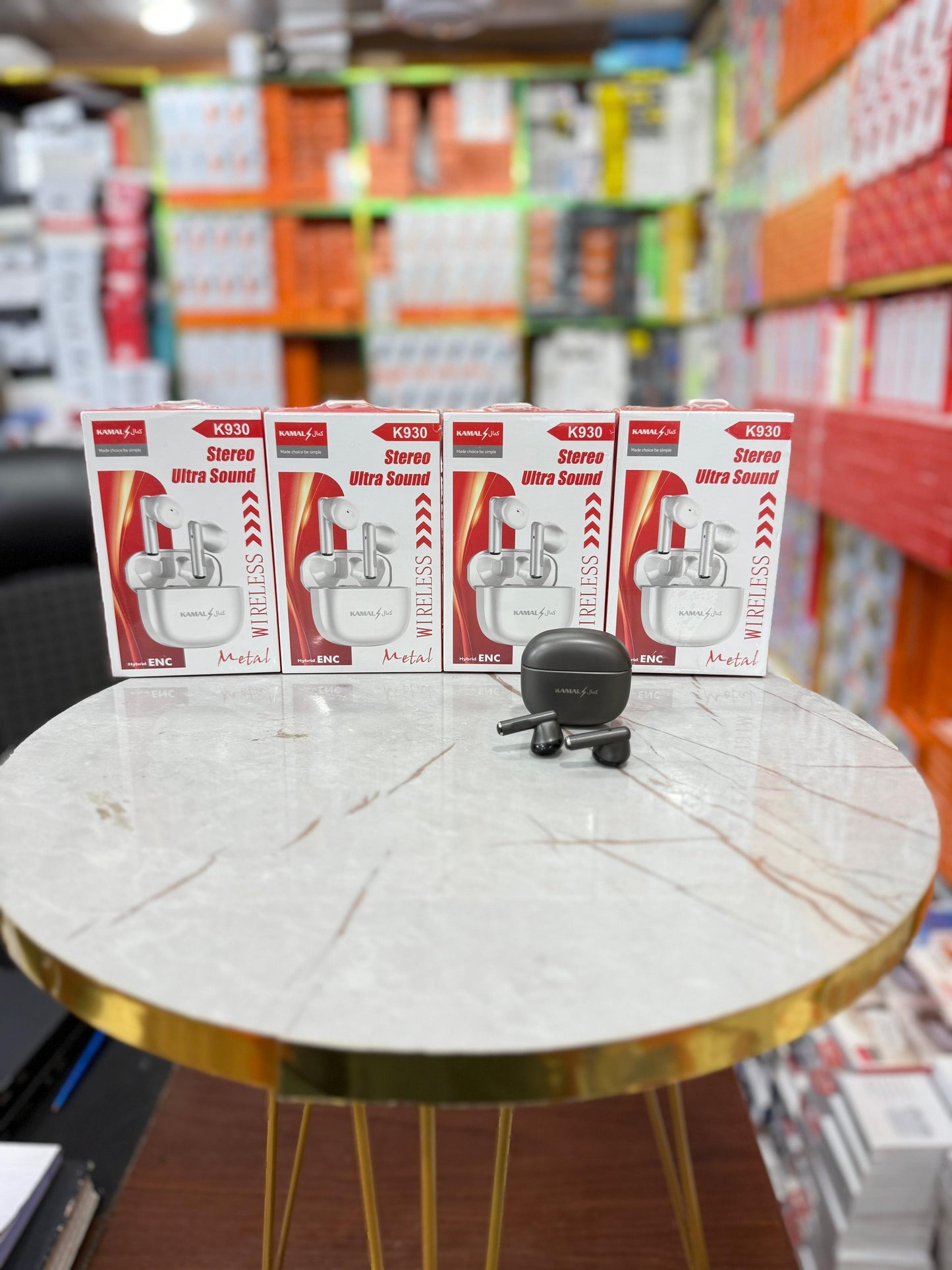 Made in Dubai UltraSound Max ENC Wireless Earbuds – 28H Playtime | BT 5.4 | Metal Build | Stereo Sound | Touch Control