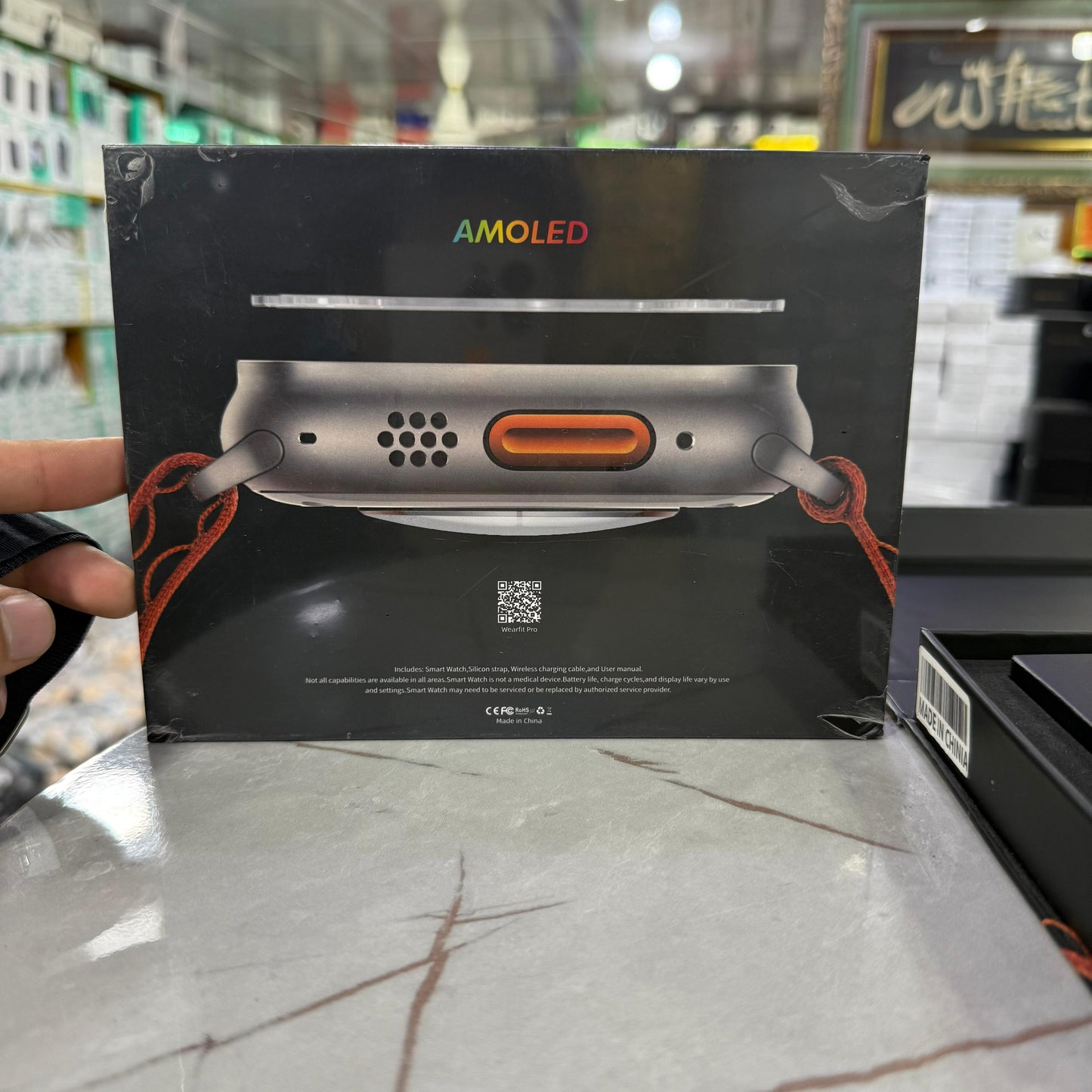 HW9 Ultra Max Smart Watch – 2.2" AMOLED Display, Bluetooth Calling, Wireless Charging, Fitness Tracker | Wearfit Pro App | Android & iOS Compatible